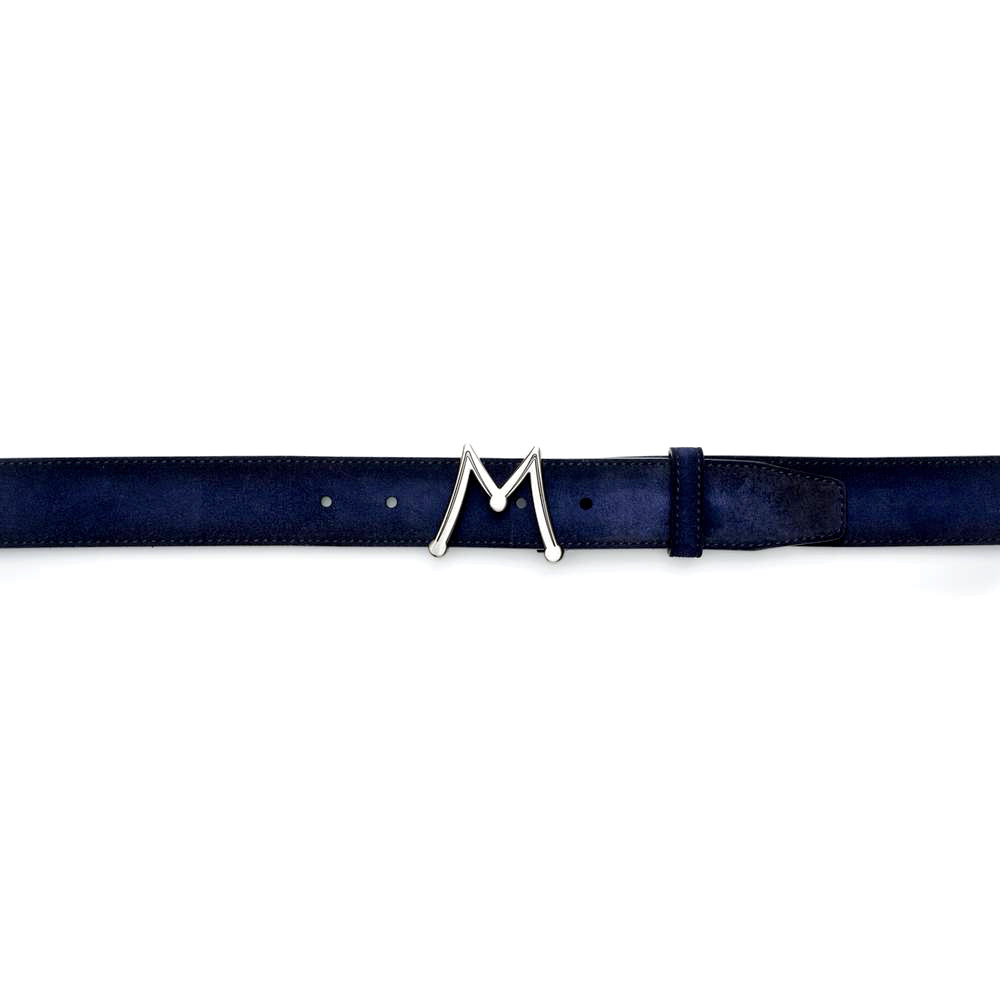 Floating Icon Suede Belt