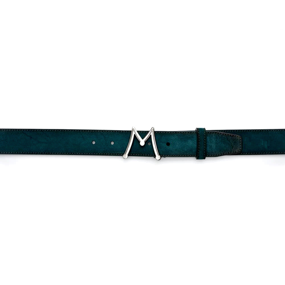 Floating Icon Suede Belt