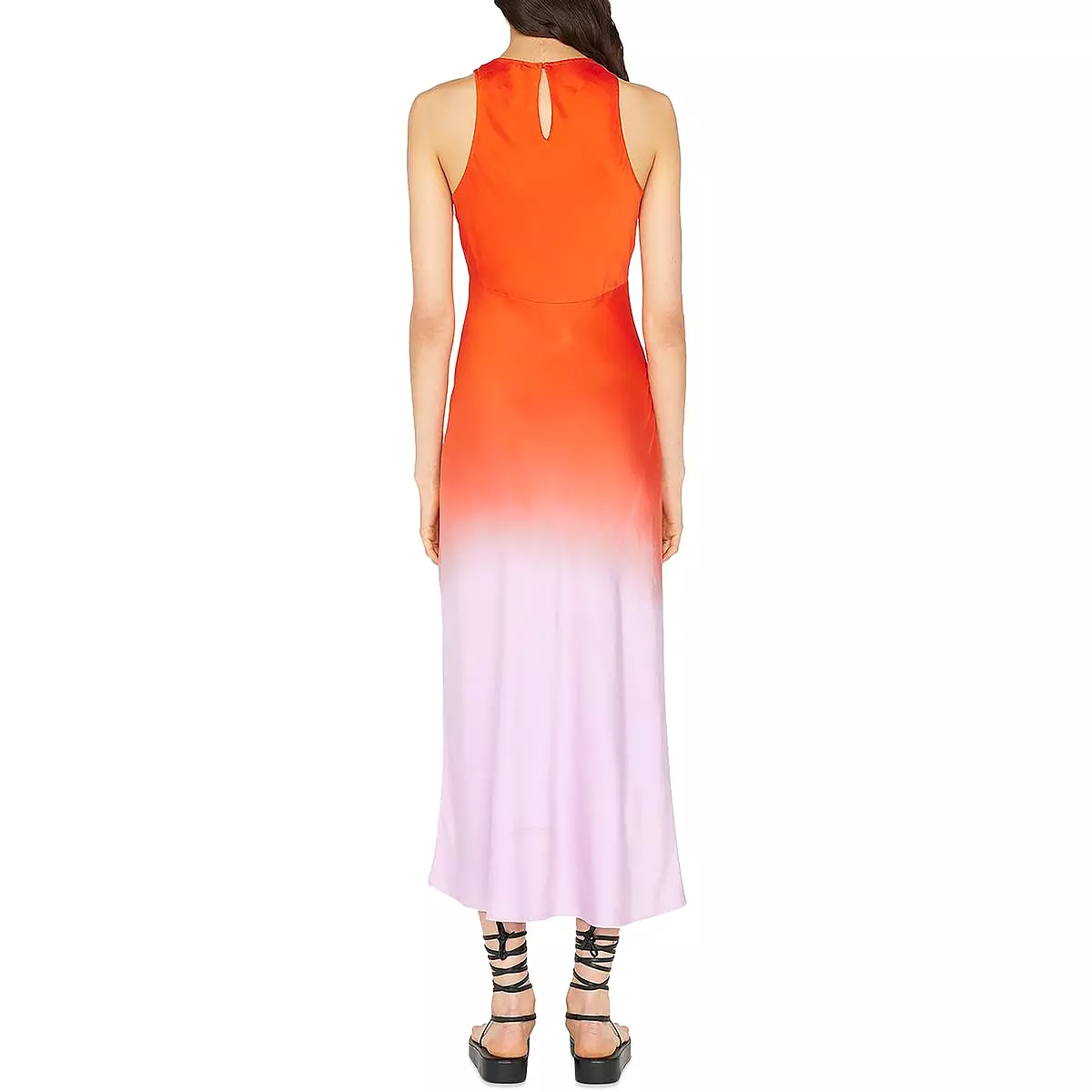 FRAME Womens Semi-Formal 100% Silk Slip Dress