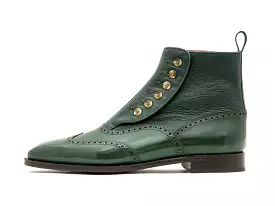 Grandview - MTO - Forest Green Calf / Dark Green Soft Grain - MGF Last - Single Leather Sole