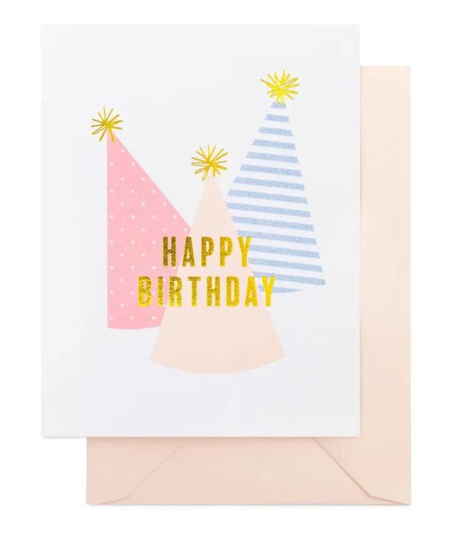 Greeting Card - Birthday Hats