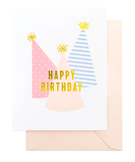 Greeting Card - Birthday Hats