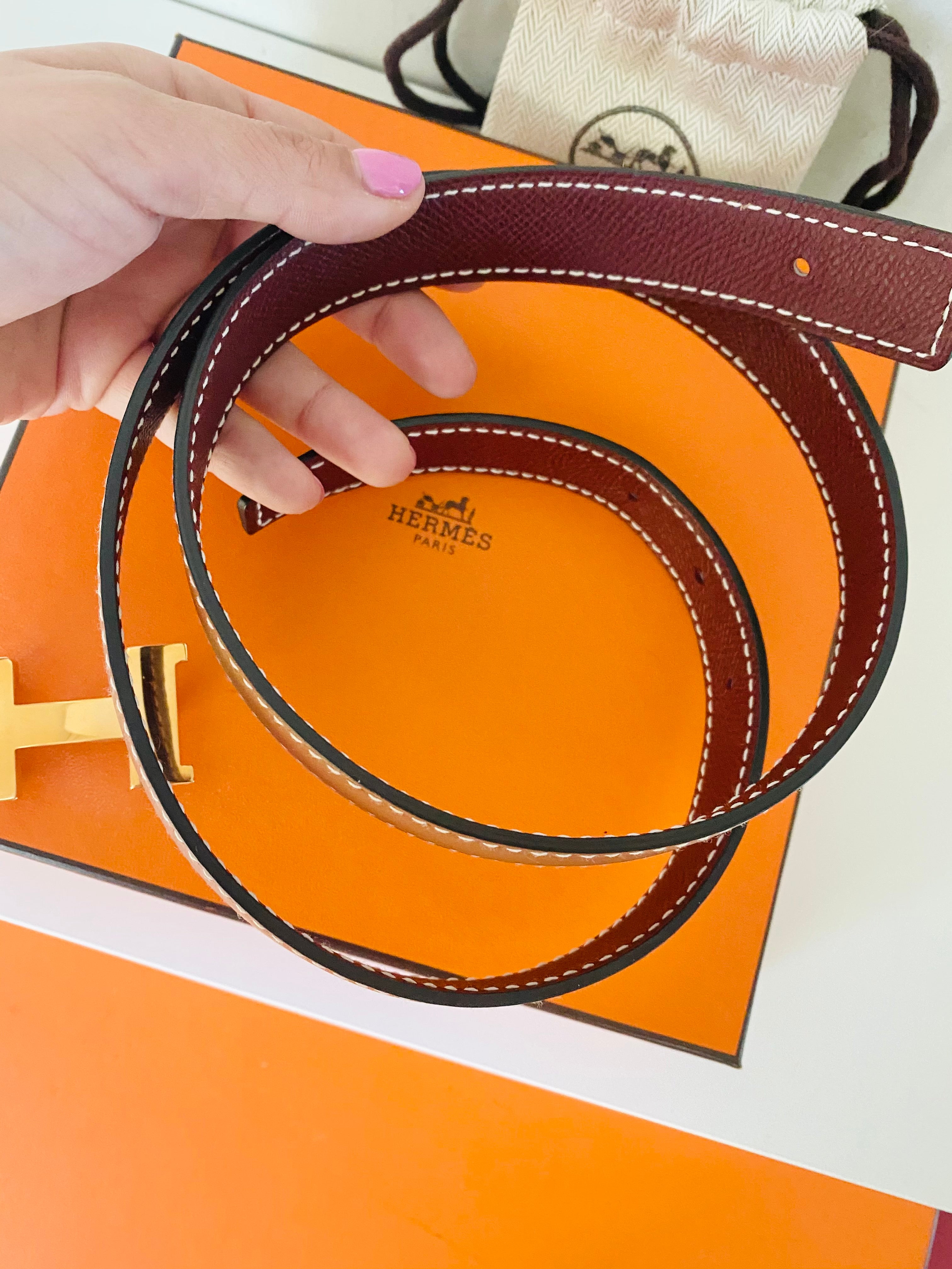 Hermes Constance belt