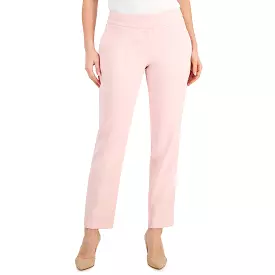 Kasper Womens High Rise Solid Ankle Pants