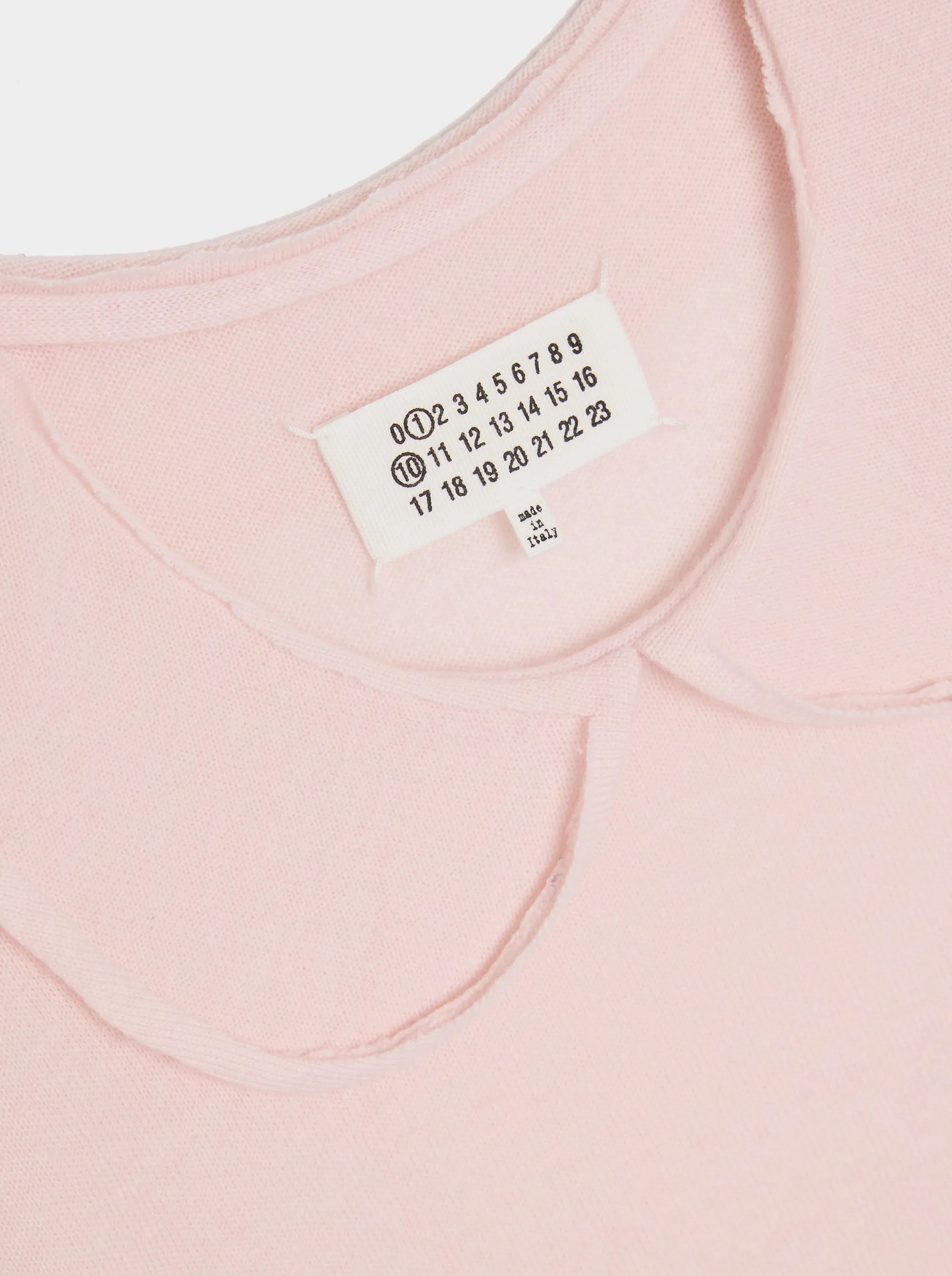 Lightweight Cashmere Blend Crewneck, Pale Pink