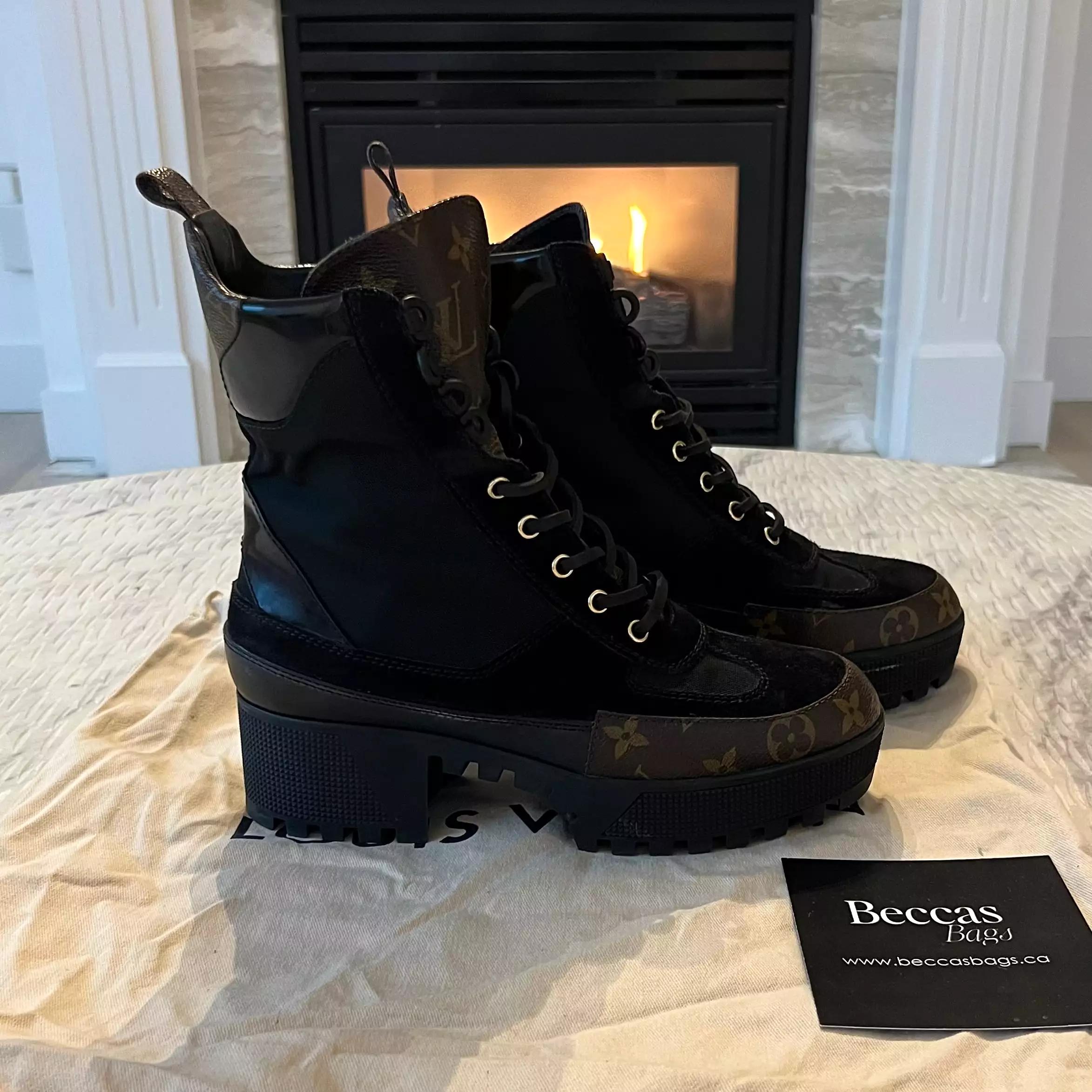 Louis Vuitton Platform Desert Boots