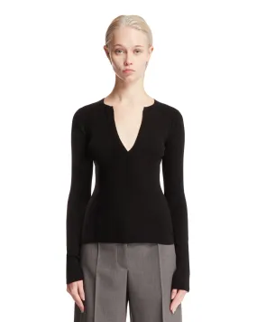 Maglia Nera In Cashmere