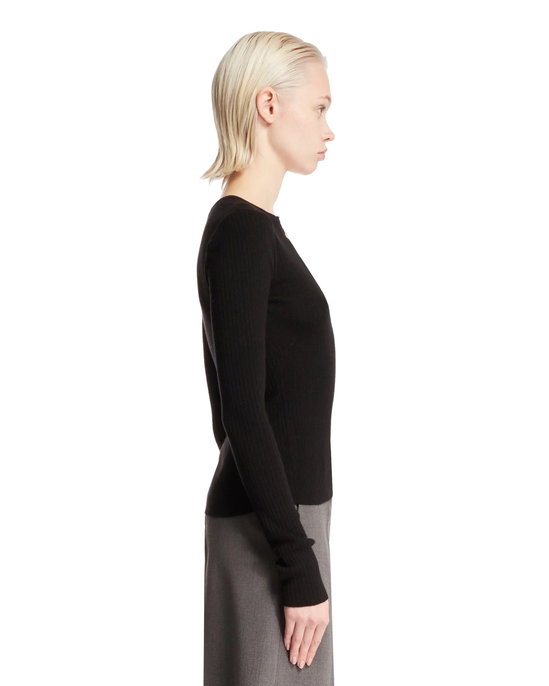 Maglia Nera In Cashmere