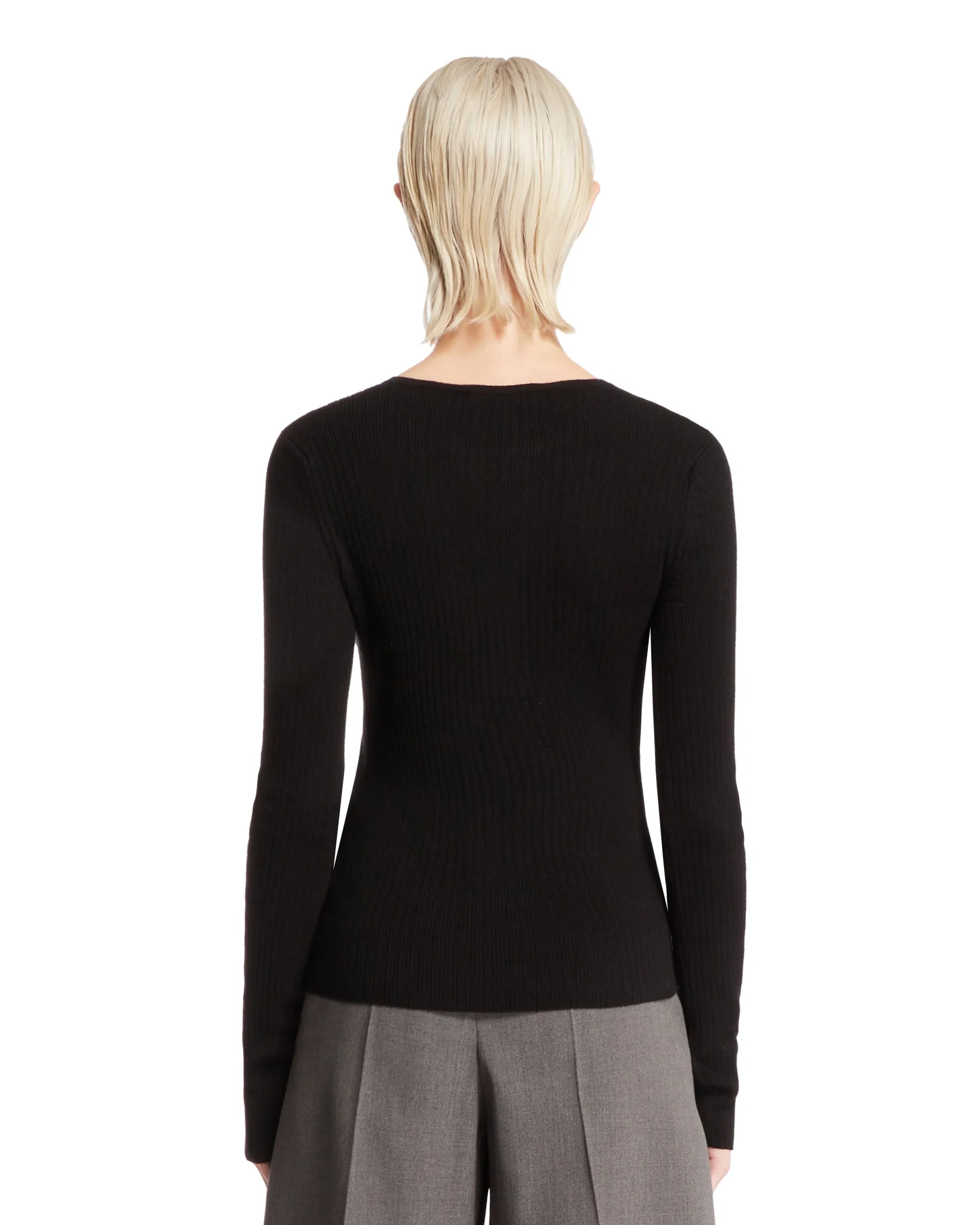 Maglia Nera In Cashmere