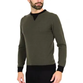 MAGLIA UOMO GIROCOLLO MISTO CASHMERE, VERDE