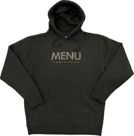 Menu Arc Skate Shop Hoody - Black/Black