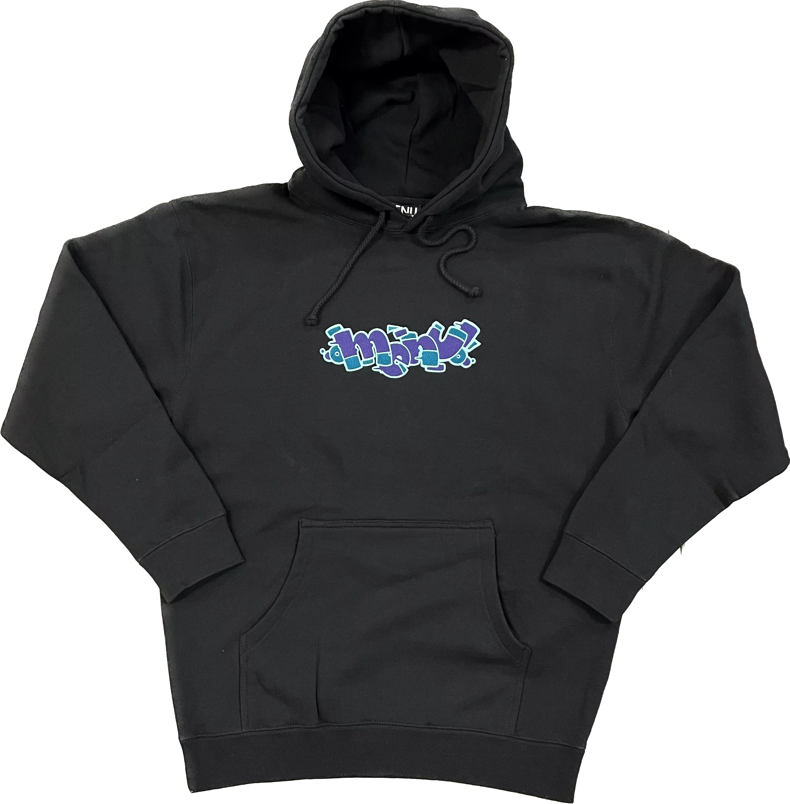 Menu Smurc Embroidered Hoody - Black