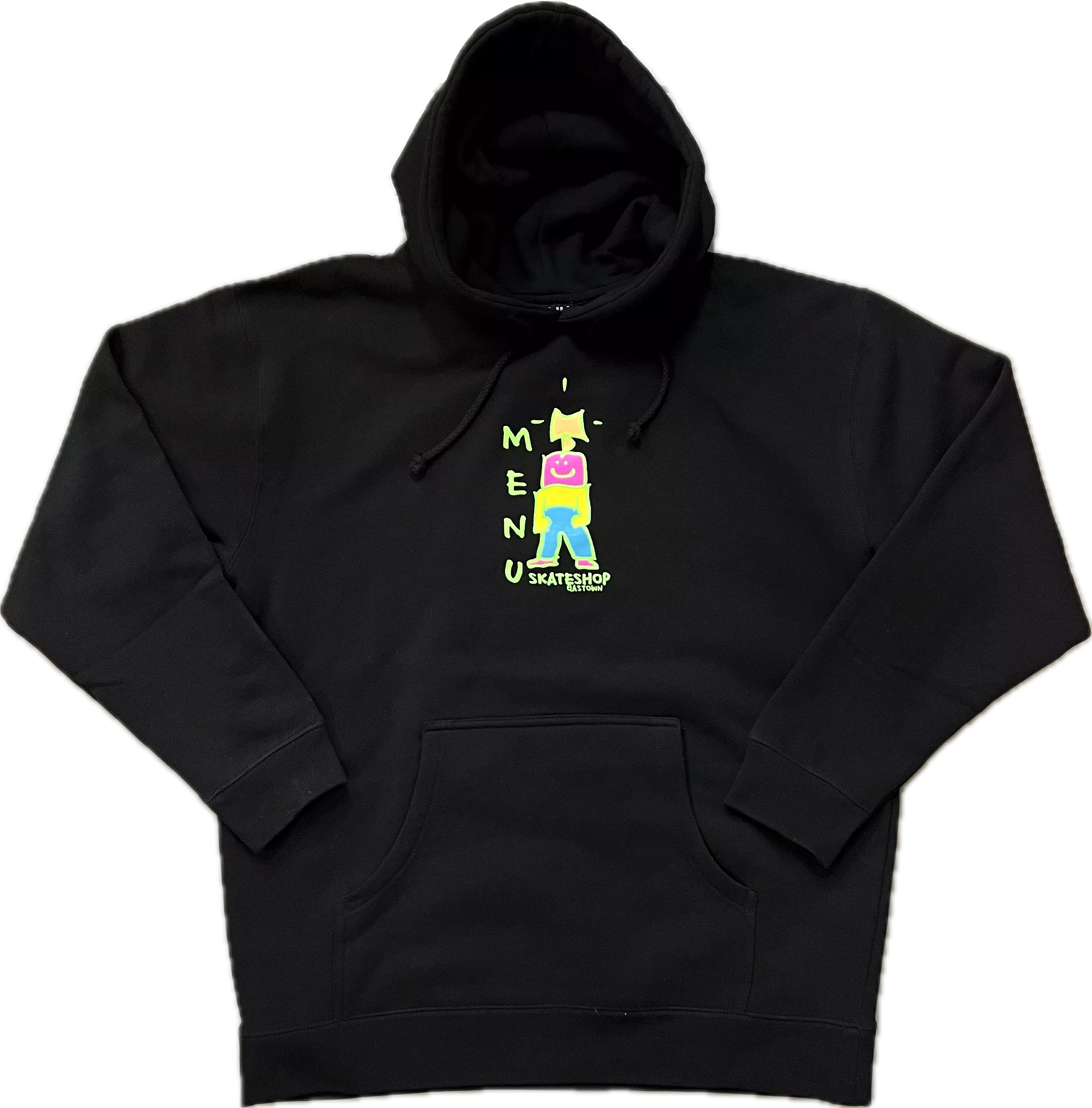 Menu X Gonz Hoody - Black/Neon