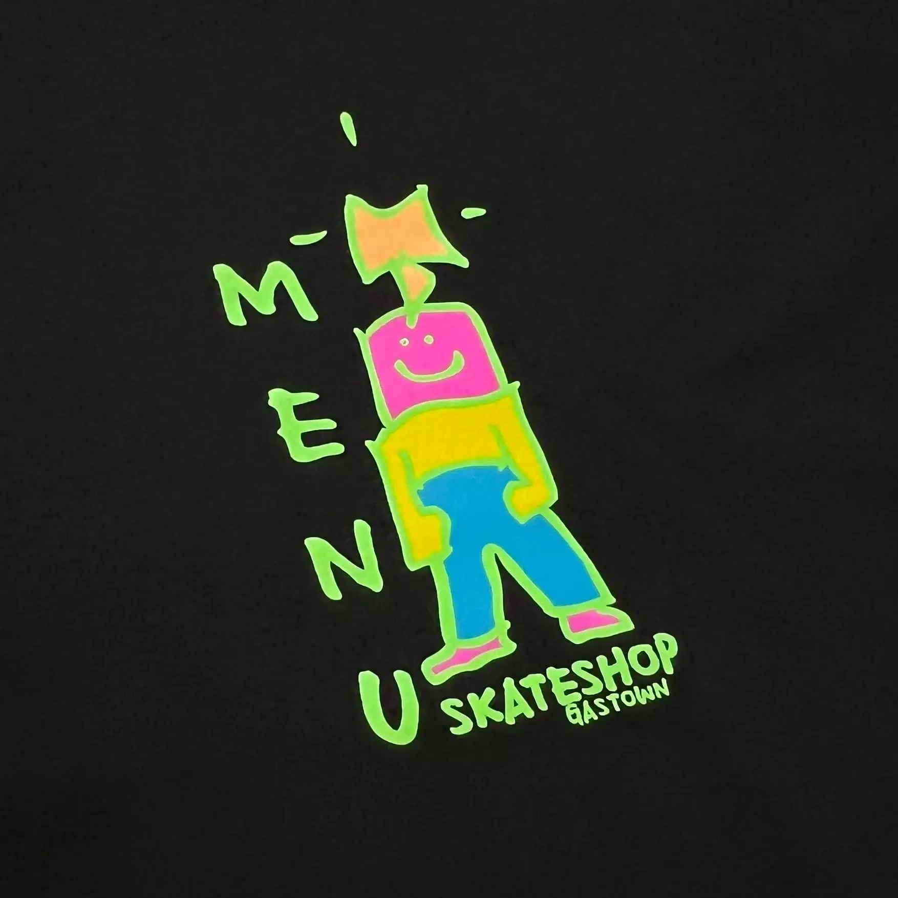 Menu X Gonz Hoody - Black/Neon