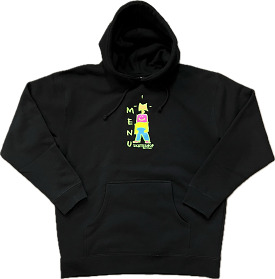 Menu X Gonz Hoody - Black/Neon