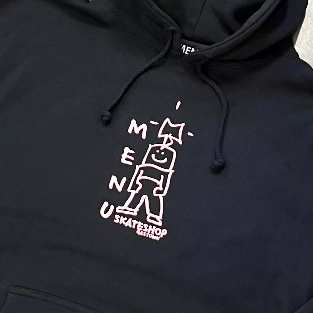 Menu X Gonz Hoody - Navy/Lt. Pink