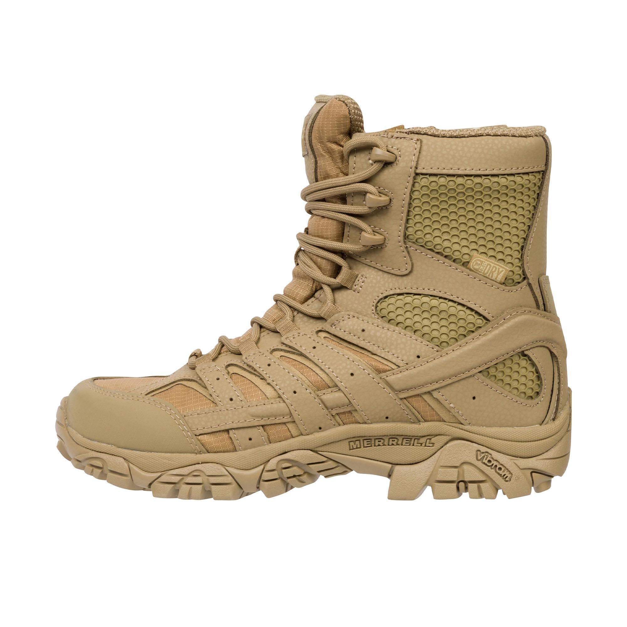 Merrell Work Moab 2 8 Inch Tactical Boot Soft Toe Coyote