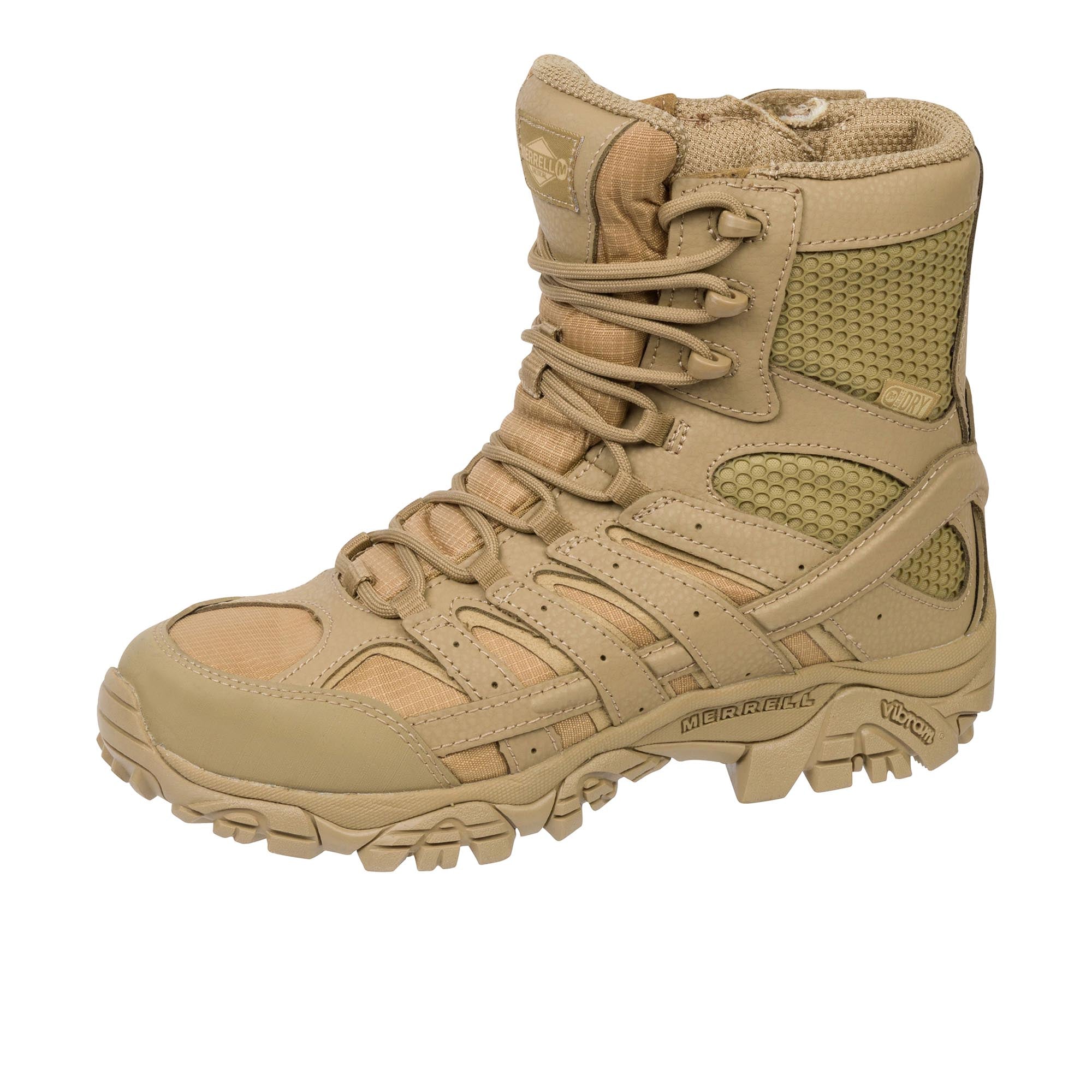 Merrell Work Moab 2 8 Inch Tactical Boot Soft Toe Coyote