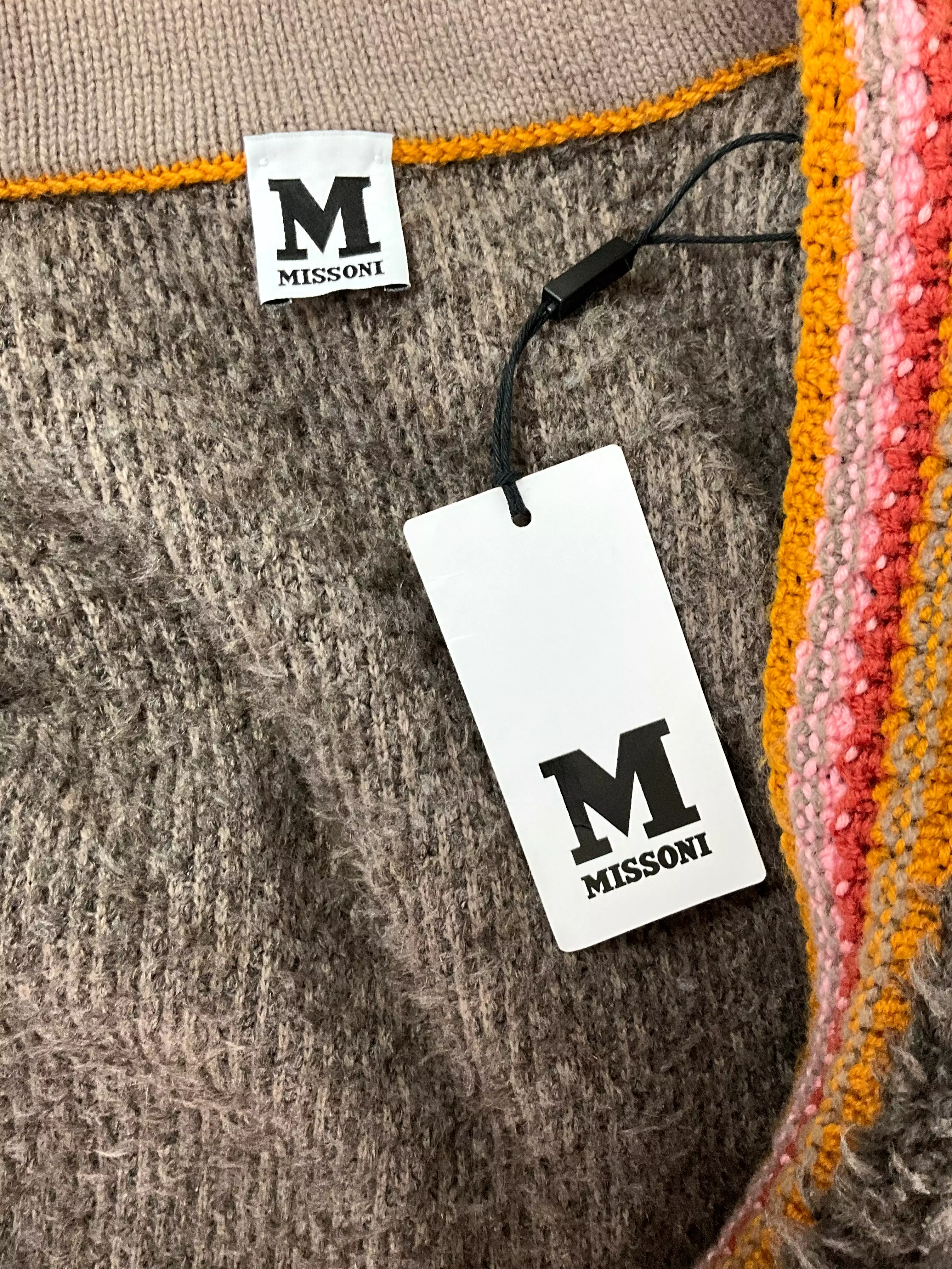 Missoni Gray Mohair Cardigan Size M