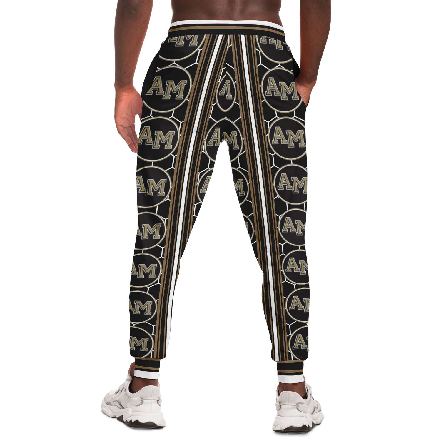 Mitty Monarchs Jet Honeycomb Unisex Fleece Joggers