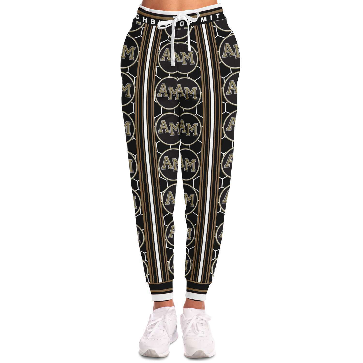 Mitty Monarchs Jet Honeycomb Unisex Fleece Joggers