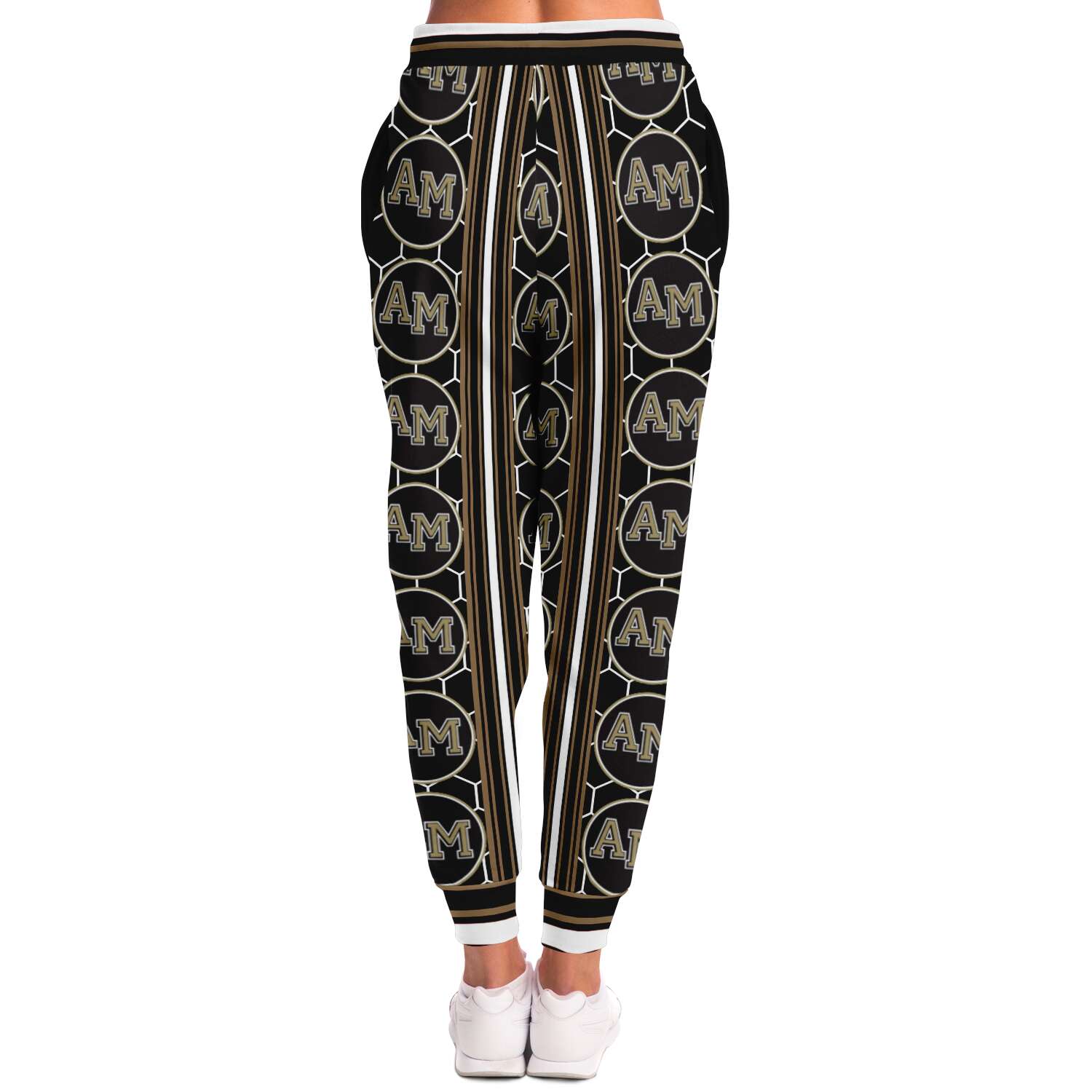 Mitty Monarchs Jet Honeycomb Unisex Fleece Joggers