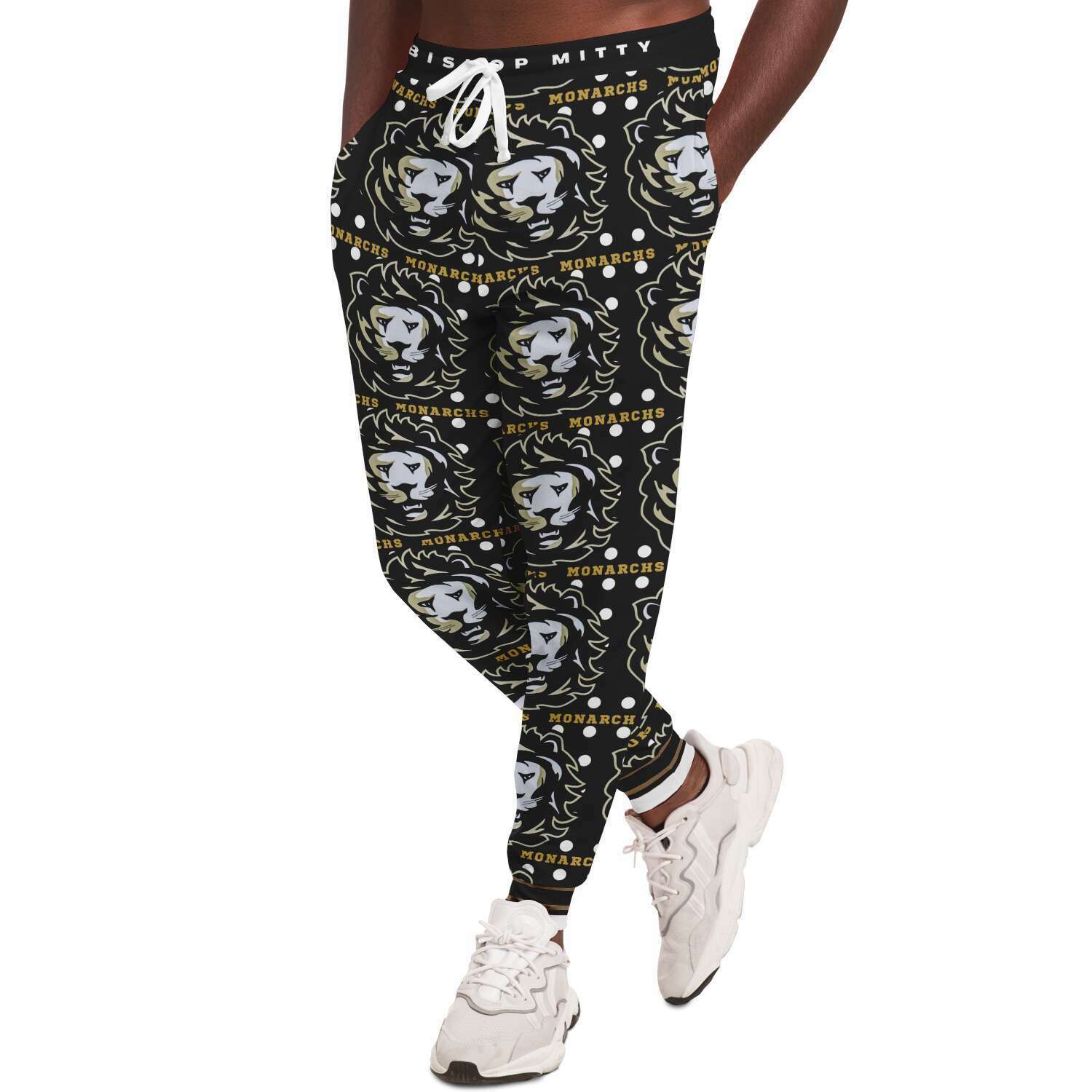 Mitty Monarchs Polka Unisex Fleece Joggers