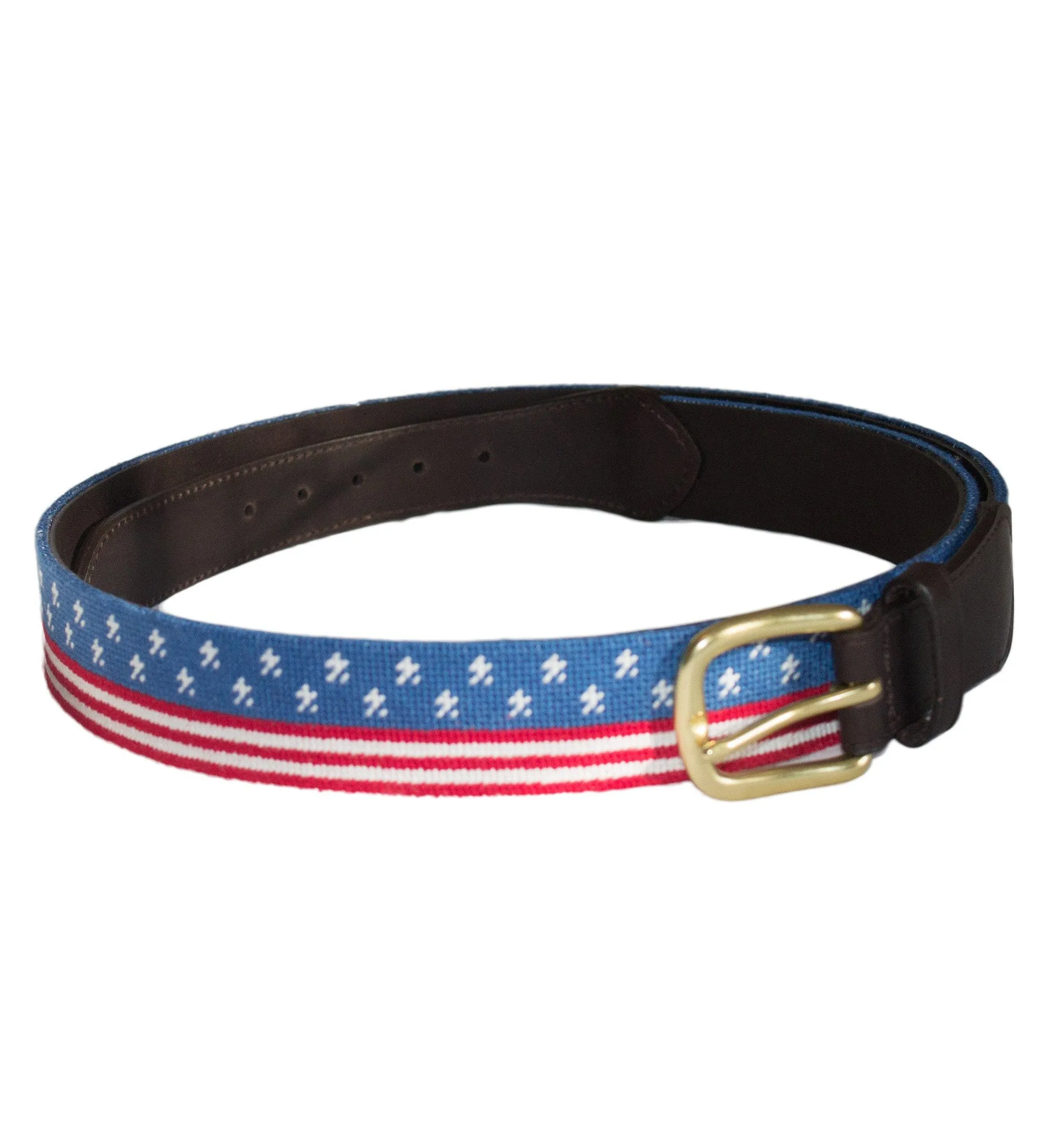 Needlepoint Belt - Stars & Stripes