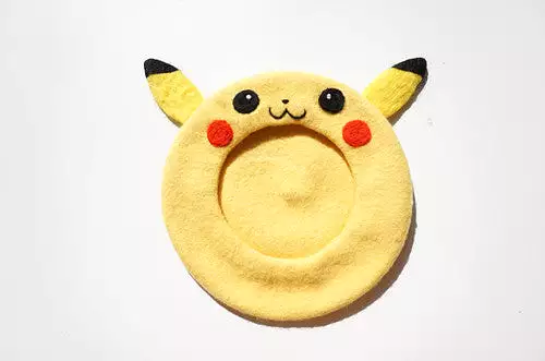 ''PIKACHU|POKEMON'' YELLOW BERET BY51023