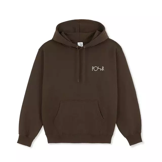 Polar Dave Hoody Stroke Logo - Chocolate