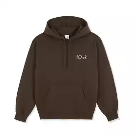 Polar Dave Hoody Stroke Logo - Chocolate