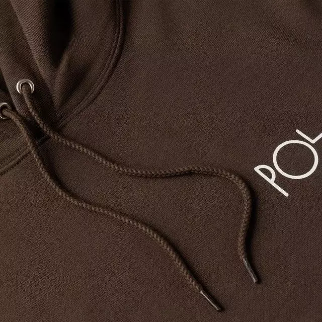 Polar Dave Hoody Stroke Logo - Chocolate