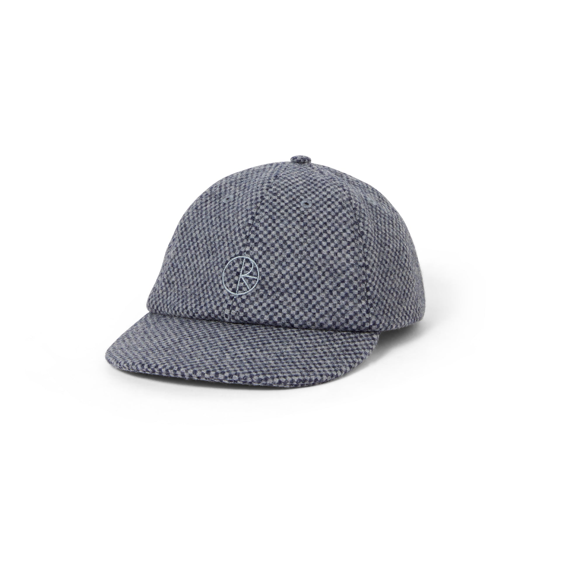 Polar Skate Co. Tom Cap Wool Blue Check