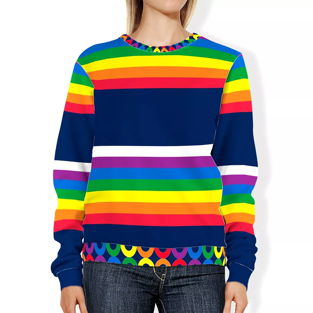 Rainbow Romper Room III Unisex Sweatshirt