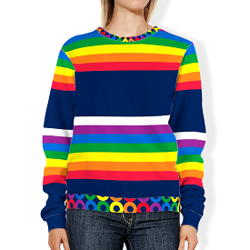 Rainbow Romper Room III Unisex Sweatshirt