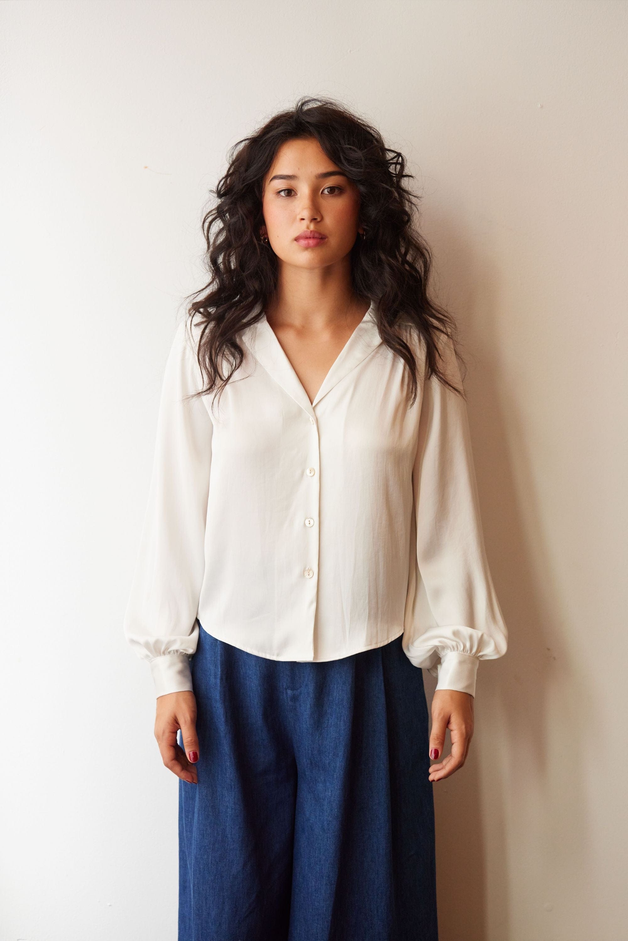 Rose Blouse in Japanese Charmeuse