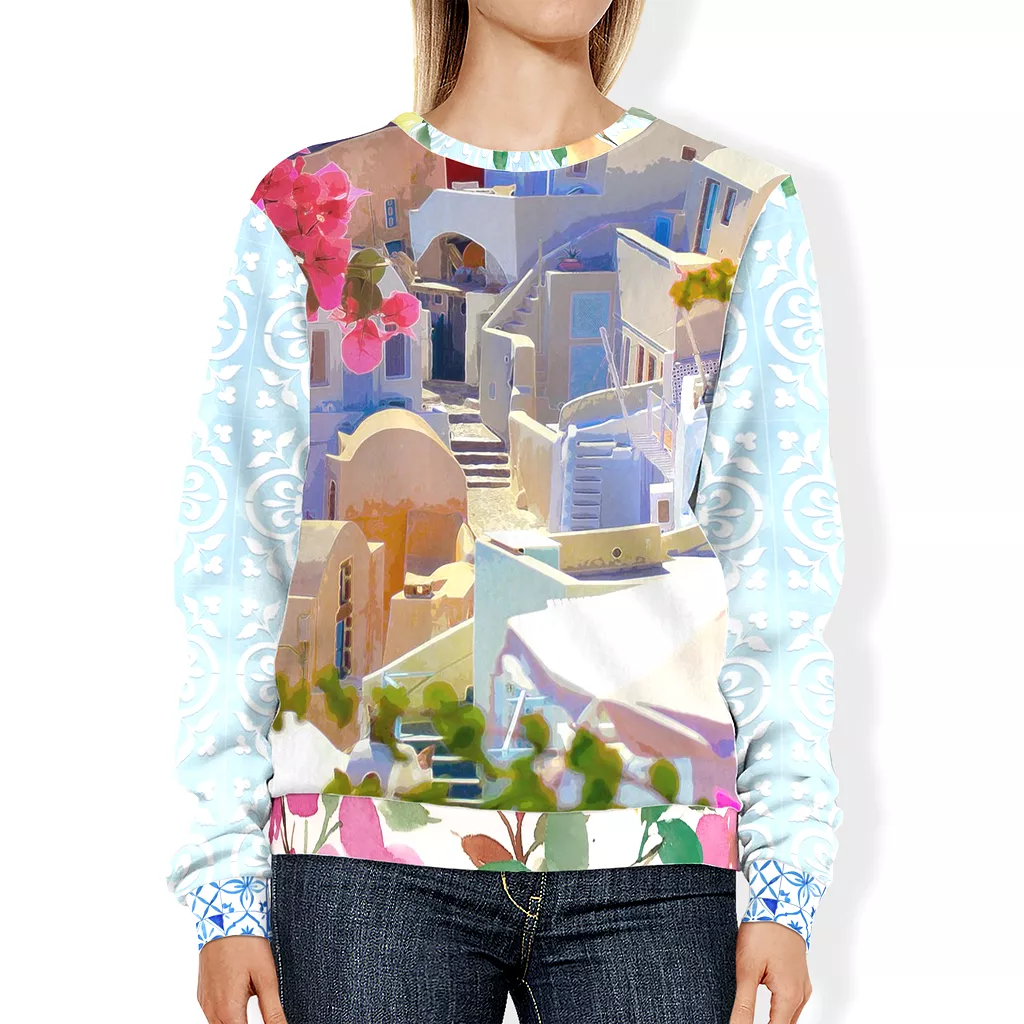 Santorini Unisex Sweatshirt