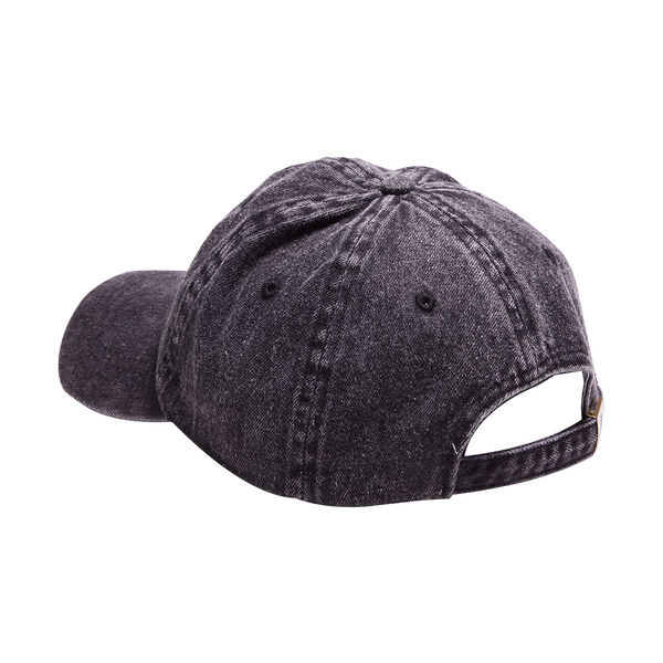 Satan's Drano Harlequin Crest Black Denim Cap