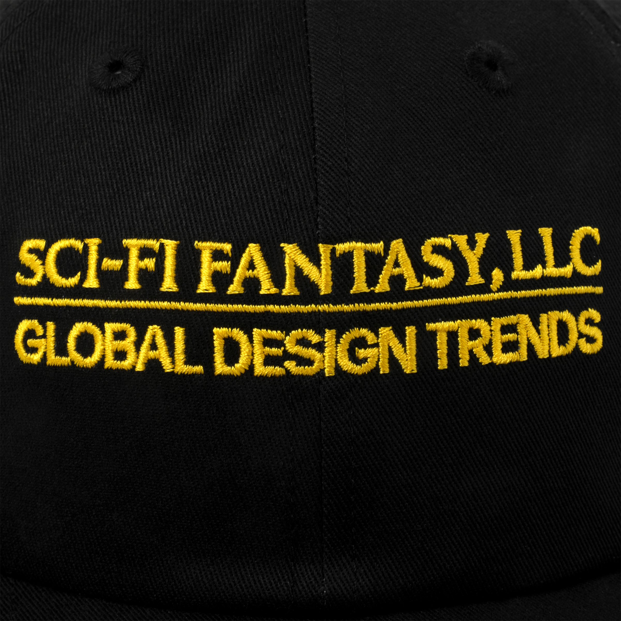 Sci-i Fantasy Design Trends Hat Black