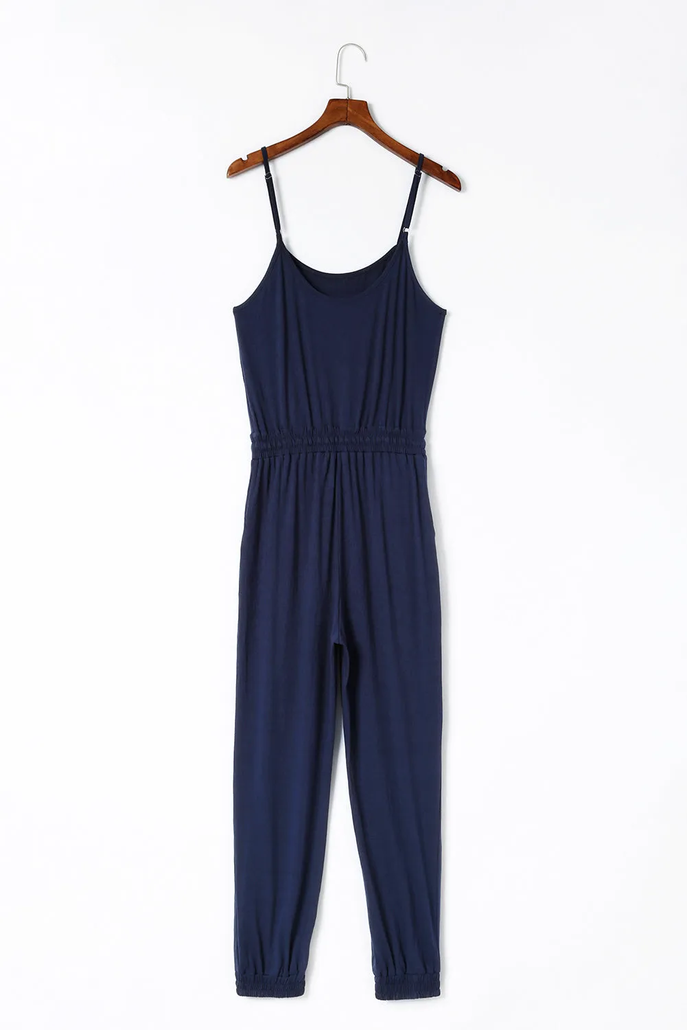 Spaghetti Strap Jumpsuit with Pockets