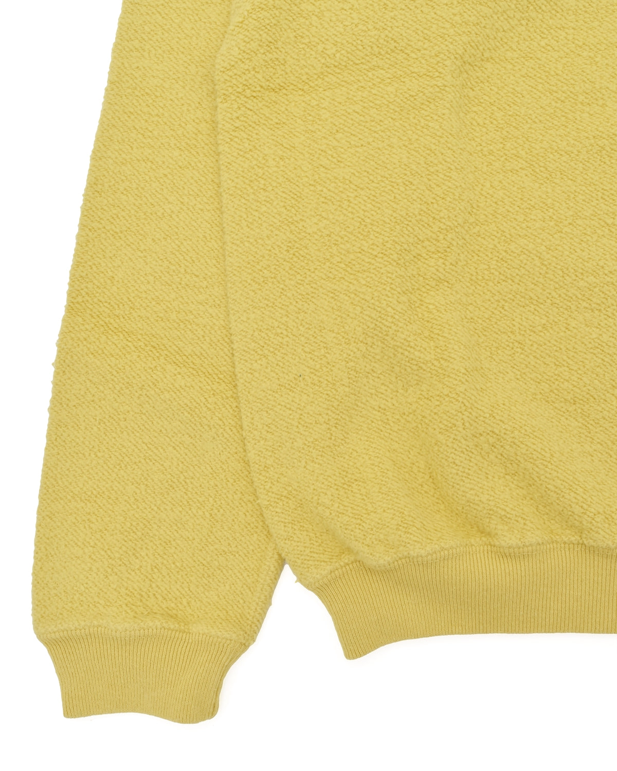 Sunray Hina Citron Yellow Reverse Crewneck