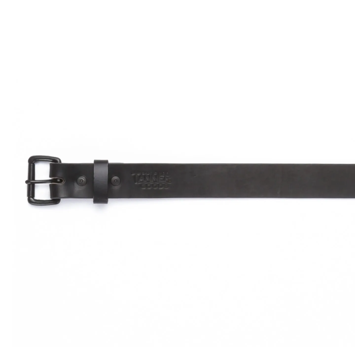 TANNER GOODS STANDARD BELT BLACK/BLACK