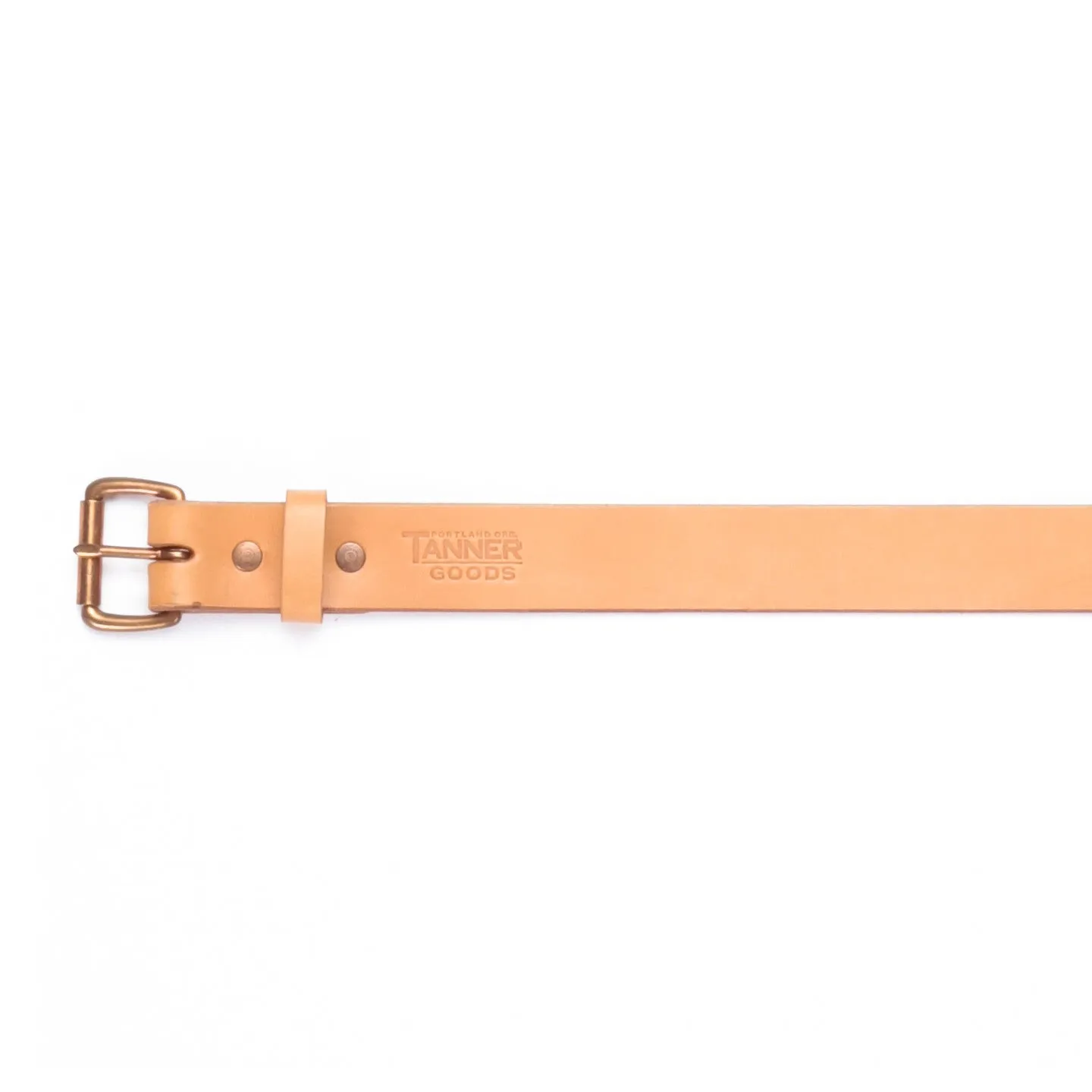 TANNER GOODS STANDARD BELT NATURAL/COPPER