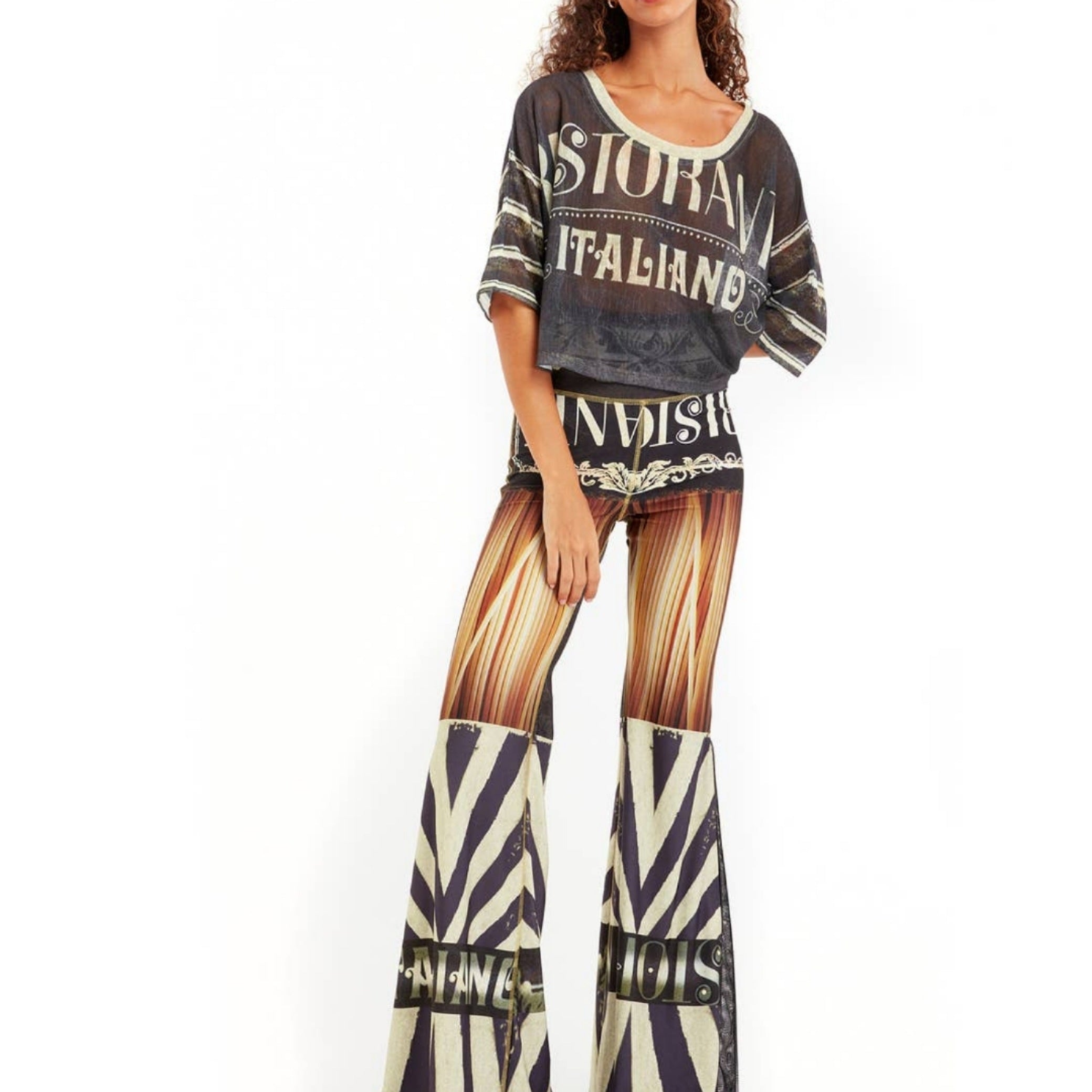 The Art of Fashion Italiano Flare Leg Pants