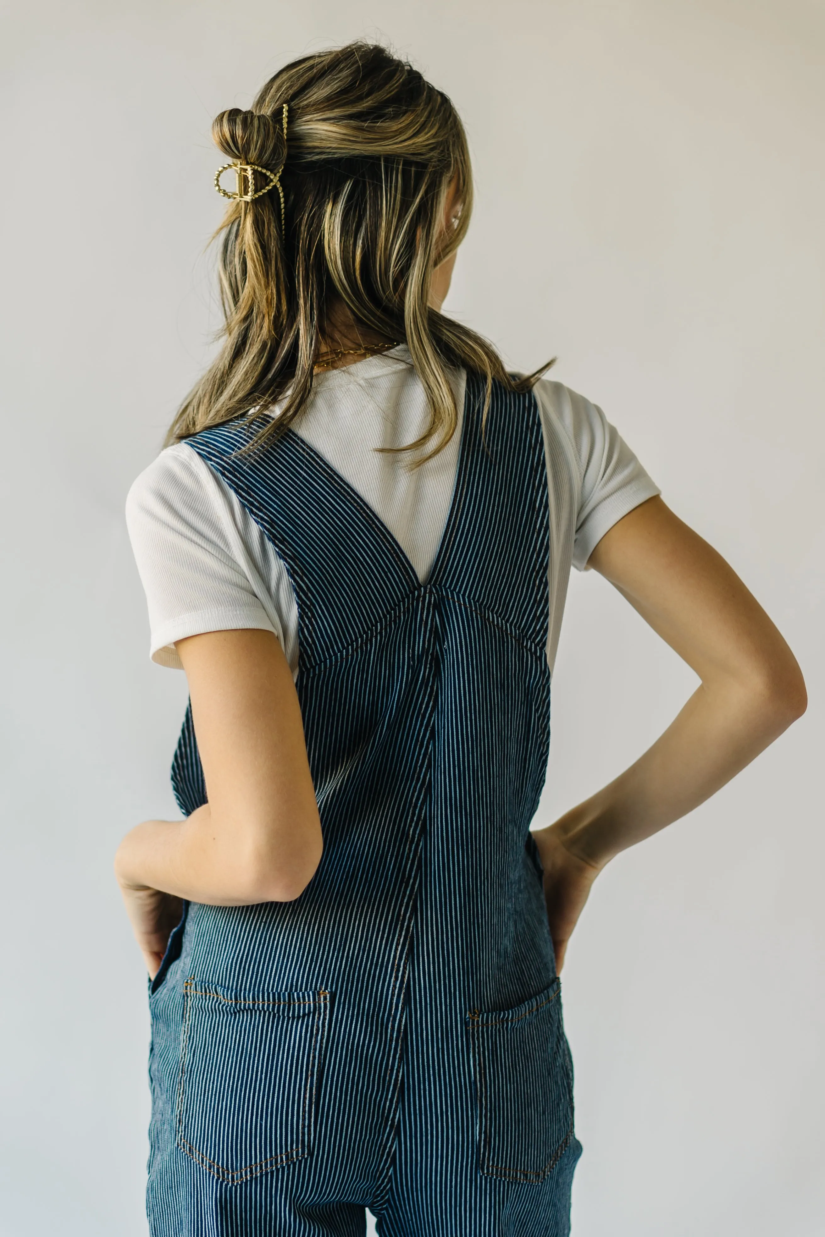 The Pinora Denim Jumpsuit in Blue