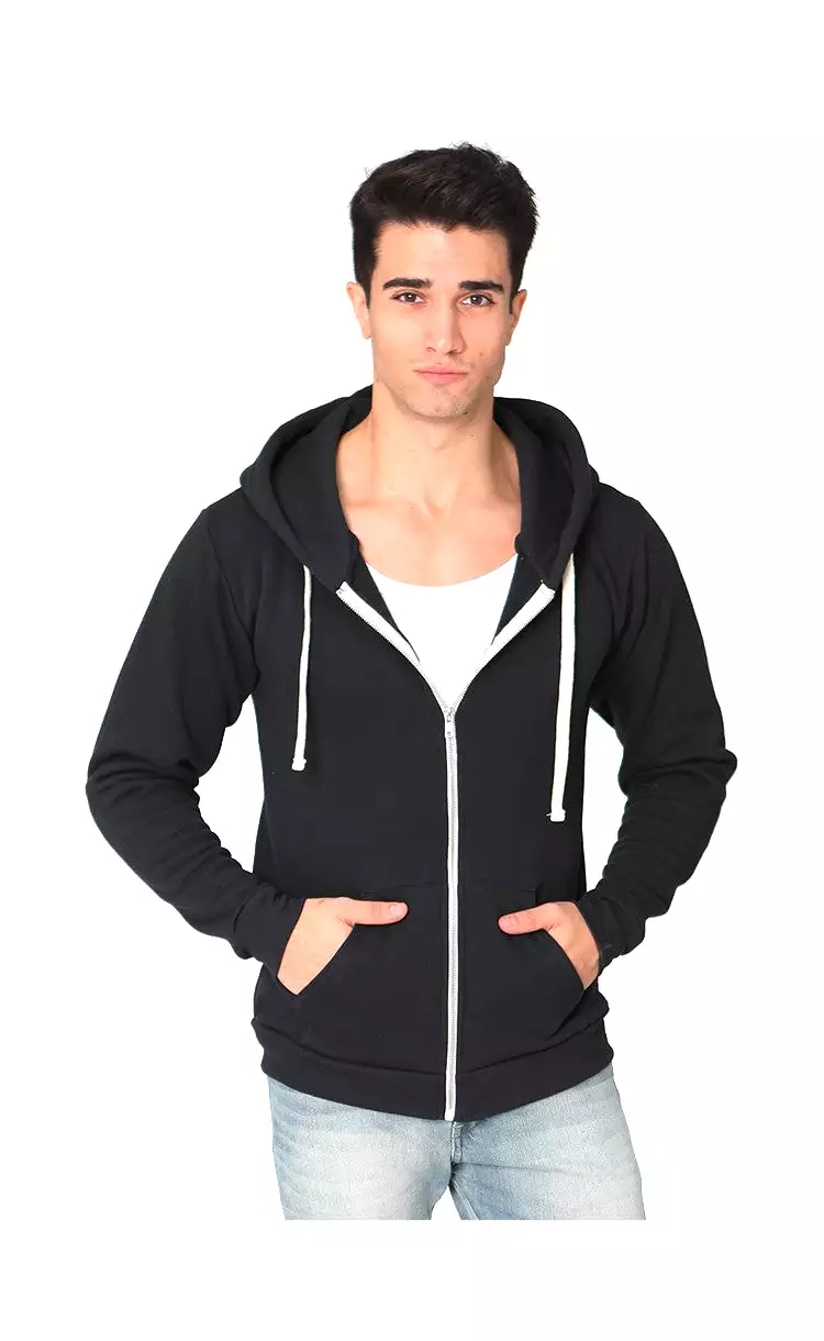 Unisex Organic RPET Fleece Zip Hoody by Royal Apparel American-Made 96050