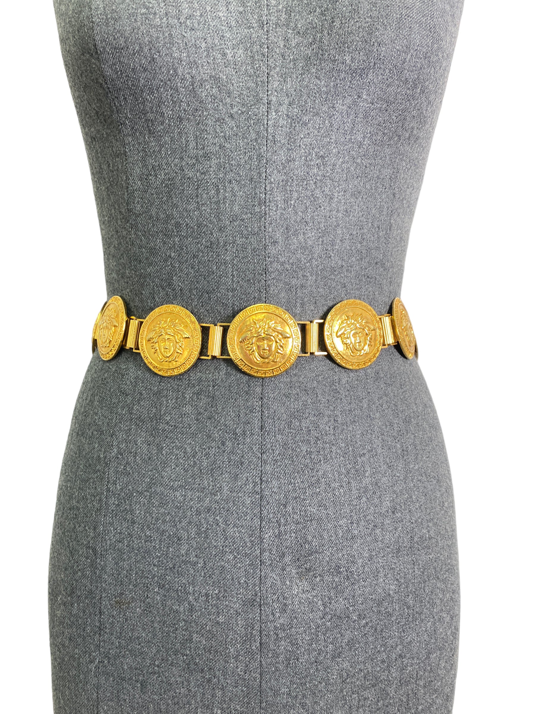 Versace Gold Coin Belt