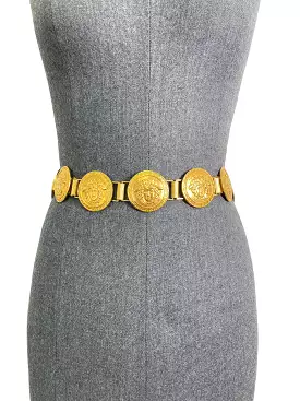 Versace Gold Coin Belt