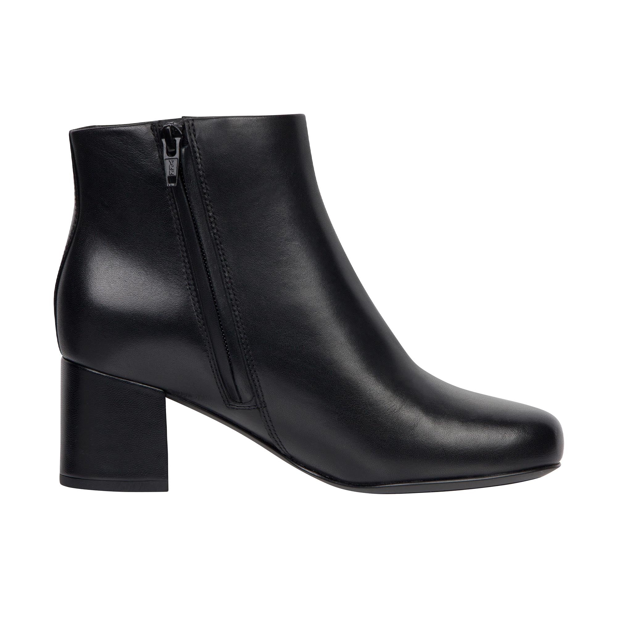 Vionic Womens Sibley Ankle Boot Black Leather