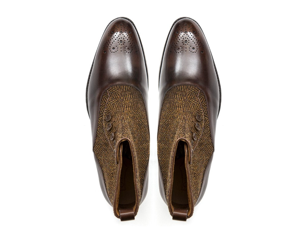 Westlake - MTO - Antique Brown Calf / Gold Tweed - NGT Last - Single Leather Sole